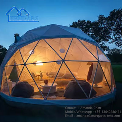 Comfortabele Dome Huis Tent Op maat gemaakte hotel tenten met douche kamer