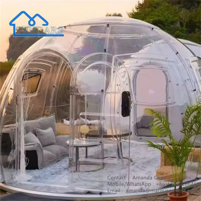 Polycarbonaat koepeltent Transparante prefab koepelhuis tent voor buiten
