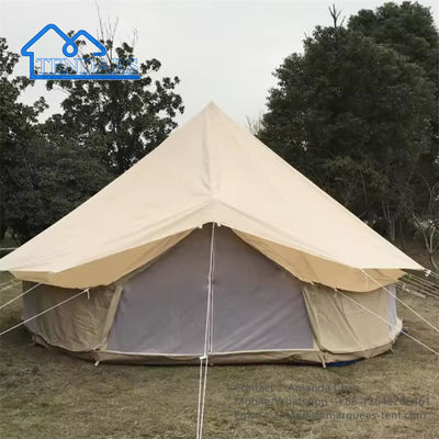Outdoor Camping Tent Waterdicht Cotton Canvas Tent Glamping Luxe Bell Tent