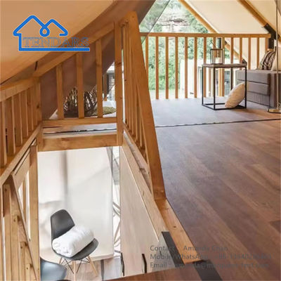 Fabriek Outdoor Glamping Safari tenten Canvas Glamping met badkamer voor huis