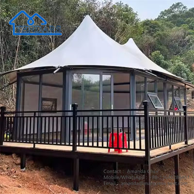 Luxe buiten waterdichte camping hotel tent op maat hotel tenten voor resort