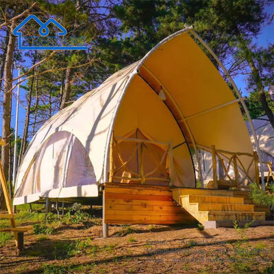 Outdoor zeilhotel tent vlamvertragend solide structuur luxe hotel tent