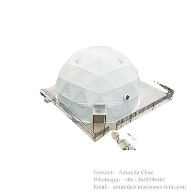 Waterdicht, PVC Luxe Pvc Buiten Dome Tenten Hotel Winter Snow Camping 6m Diameter Green House Tent