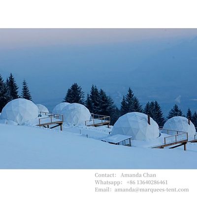 Outdoor Luxury Living Resort Dome Tent Galmping Dome Clear PVC House Tuin tent voor evenement