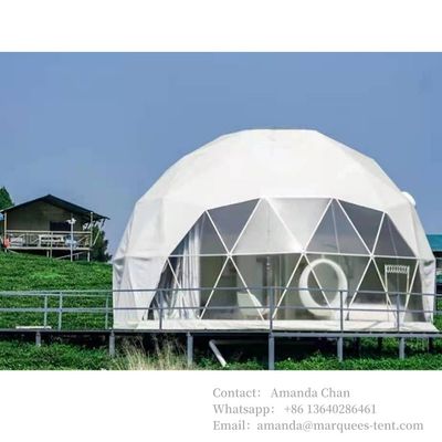 Nieuw ontwerp op maat Glamping Dome Tent Dome Tents Outdoor Glass Dome Tend Outdoor Badkamer