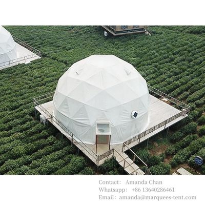 Hoog beveiligd plastic opblaasbaar helder Glamping Cottage Tuin Bubble Dome Camping Hotel tent