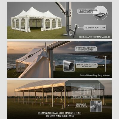 25x30m Full Blackout Roof M Series Clear Span Marquee Party Tent Blockout Pvc Cover VIP Cocktail Reception
