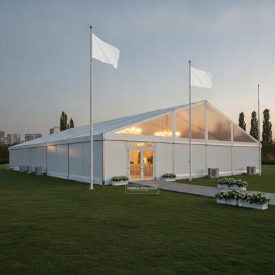 Bedrijfsgaladiner Feesttent Tent ABS Stevig wandpaneel Klimaatgestuurd Premium Europese evenementenlocatie Luifelstructuur