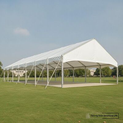 Hard geperst geëxtrudeerd 6061 T6 aluminium frame Party Marquee Tent Twintig jaar structurele levensduur Europese luifelstructuur