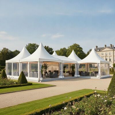 VIP Hospitality Luxe Paviljoen Feesttent Tent Premium Lounge-configuratie Europese Corporate Entertainment Luifelstructuur