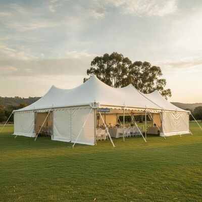 Premium modulair feest Marquee tent systeem Aluminium frame waterdicht gootverbinding Australische bruiloftslocatie