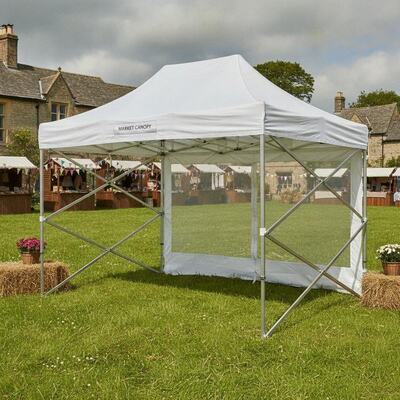 Draagbare Pop Up vouwfeest Marquee tent Aluminium schaar frame Quick Setup UK Village Fete Market Canopy