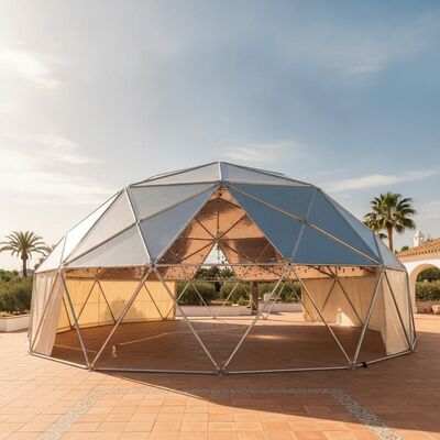 Premium UV-bescherming Aluminium feestmarquee tent Reflectief dak voor Spaanse zomer openlucht evenementen