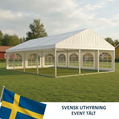 Hoogwaardige heavy-duty partytent van commerciële kwaliteit, versterkt aluminium frame voor Zweedse zakelijke verhuurevenementen