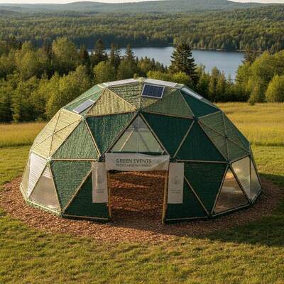 Eco-vriendelijk duurzaam groen feest Marquee tent Recyclebare materialen voor Canada Milieuvriendelijke evenementen