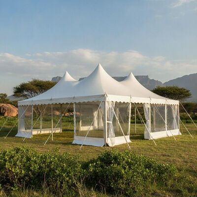 Custom Party Marquee Tent Zuid-Afrika Outdoor Waterdicht UV-bestand Event Canopy Pavilion voor trouwfeest