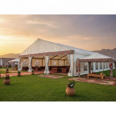 Buitenbanket Vieringsfeest Tent Duurzaam PVC Luifel Aluminium Paviljoen Turkmenistan Festivals