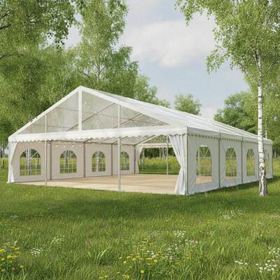 Aluminiumlegering Feesttent Waterdicht Evenement Luifel TUV Gecertificeerde Structuur voor Wit-Rusland Buitenbruiloft
