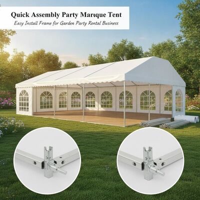 Snel montage feest Marquee tent Makkelijk te installeren frame voor tuin feest Huurbedrijf